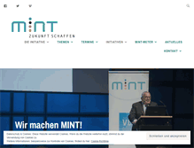 Tablet Screenshot of mintzukunft.de